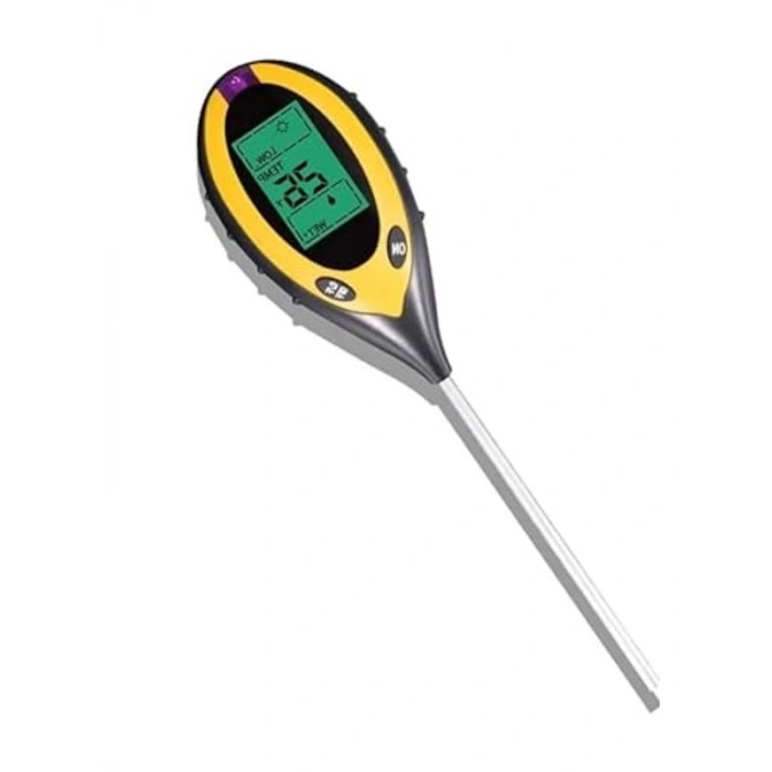 Toprak Test Aleti, 4ü 1 Arada, Pilsiz ve Kullanışlı