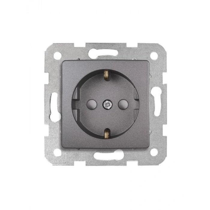 Topraklı Priz, Granit Grisi Renk