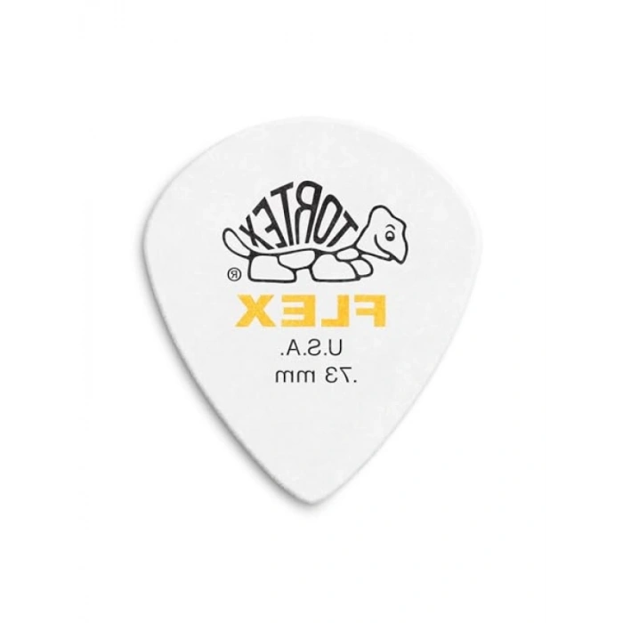 Tortex Flex Jazz III Gitar Penası (73 mm, Beyaz)