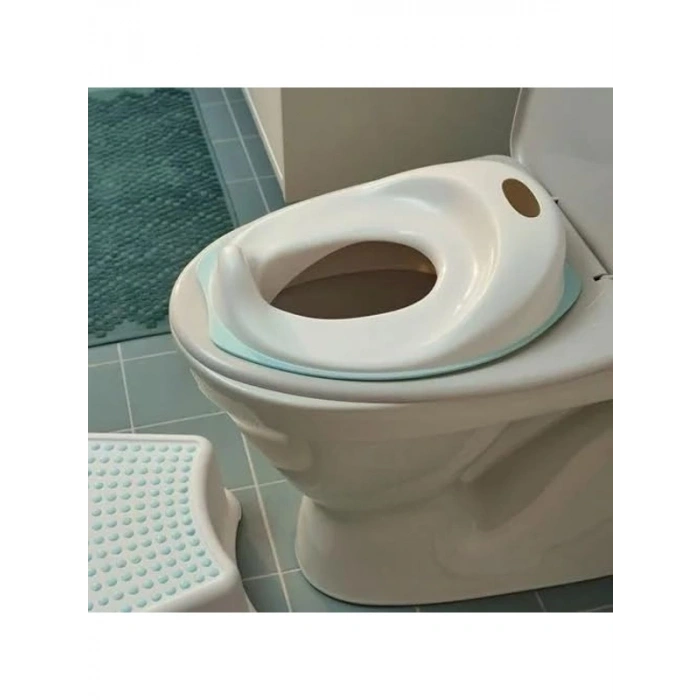 TOSSIG klozet adaptörü, beyaz-turkuaz