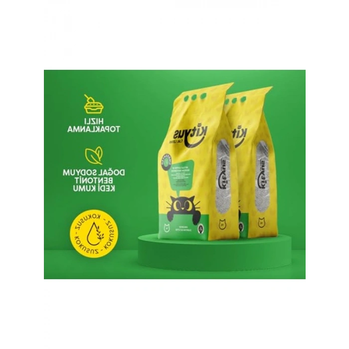 Tozsuz Bentonit Kedi Kumu, 2x10lt Avantaj Paketi