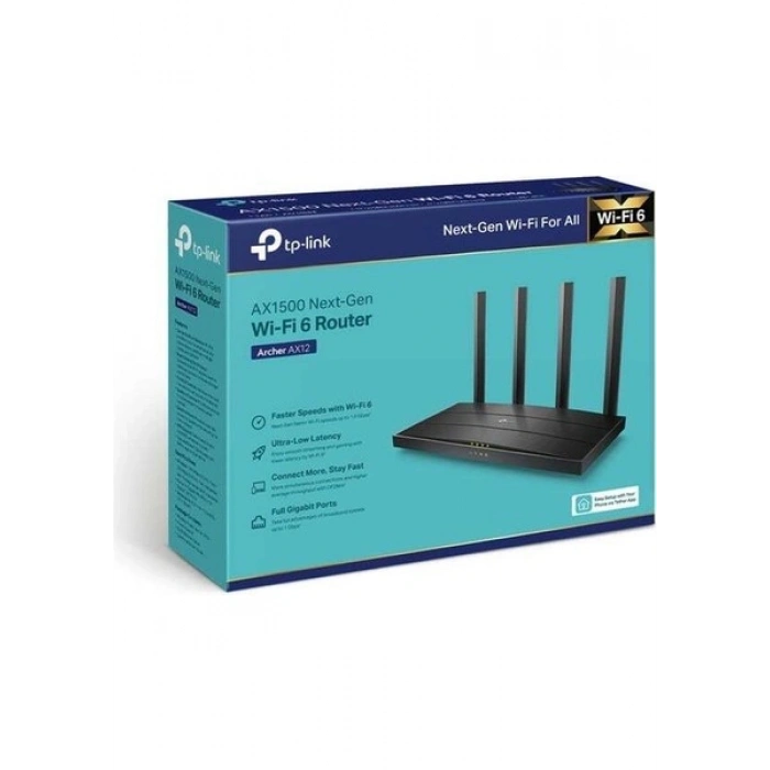 Tp-Link Archer AX12 AX1500 1200mbps Dual Band Gigabit Wifi 6 Router