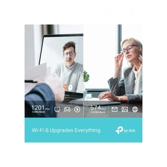 TP-Link Archer TX20U | Wi-Fi 6 USB Adaptör | AX1800 Mbps | Çift Bant | MU-MIMO | USB 3.0 | WPA3 | Kolay Kurulum | Windows 11/10