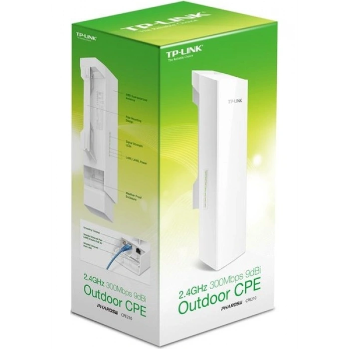 Tp-Link CPE210 Outdoor 300 Mbps 9dBi Dış Mekan Access Point