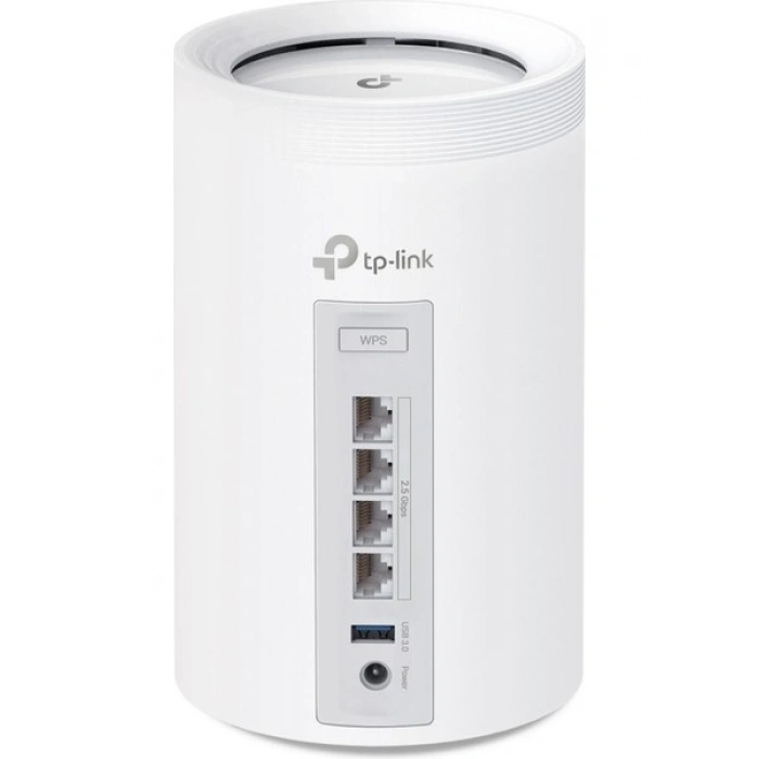 TP-Link Deco BE65 (1-Pack) | Wi-Fi 7 Mesh Sistemi | BE9300 Mbps | Fiber Uyumlu | Üç Bant | AI-Roaming | 2.5 Gbps Port | 6 GHz | 200 Cihaz | WPA3 | VPN | Mobil Uygulama ile Kolay Kurulum