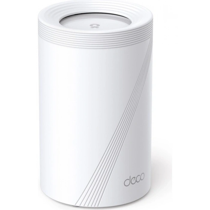 TP-Link Deco BE65 (1-Pack) | Wi-Fi 7 Mesh Sistemi | BE9300 Mbps | Fiber Uyumlu | Üç Bant | AI-Roaming | 2.5 Gbps Port | 6 GHz | 200 Cihaz | WPA3 | VPN | Mobil Uygulama ile Kolay Kurulum