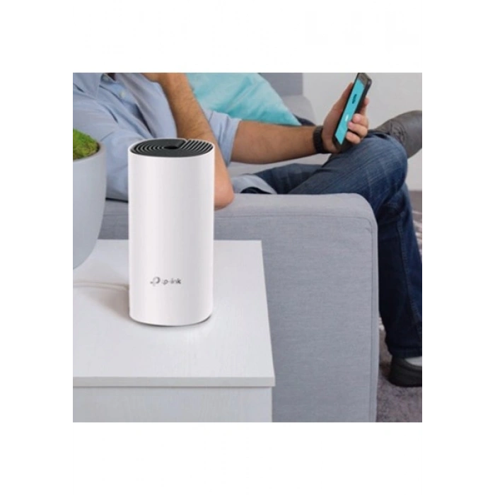 TP-Link Deco E4 (1-Pack) | Wi-Fi 5 Mesh Sistemi | AC1200 Mbps Hız | Fiber Uyumlu | Çift Bant | 100 Mbps Port | 100 Cihaz | WPA3 | Mobil Uygulama ile Kolay Kurulum