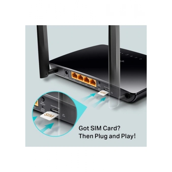 Tp-Link TL-MR6400 300 Mbps 4G LTE Sim Kart Girişli Kablosuz N Router