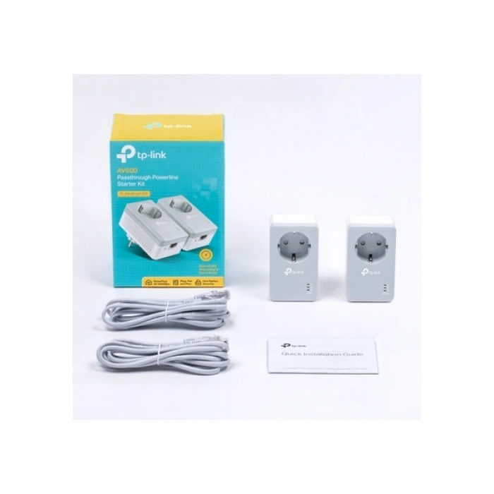 Tp-Link TL-PA4010PKIT 600 Mbps Priz Soketli Powerline Adaptör