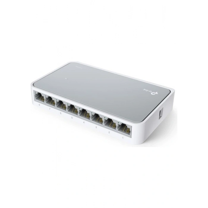 TP-Link TL-SF1008D 8 Port 10-100 Mbps Switch Plastik Kasa