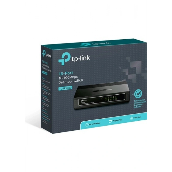 TP-Link TL-SF1016D 16 Port 10-100 Mbps Ethernet Switch