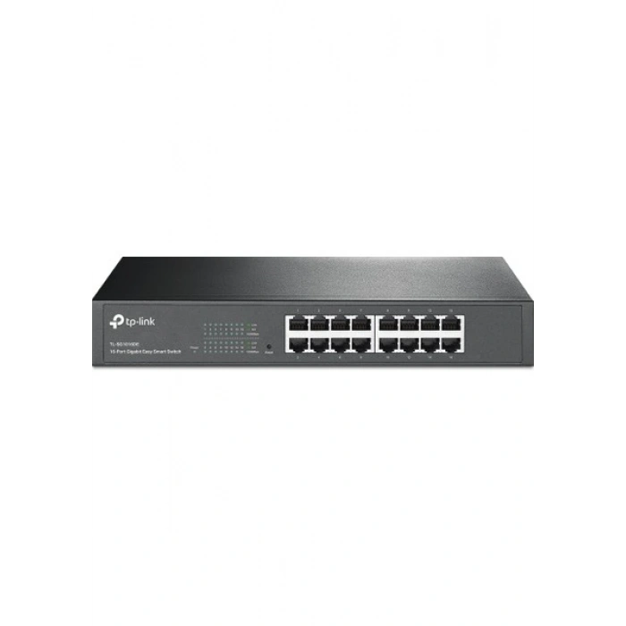Tp-Link TL-SG1016DE 16 Port 10-100-1000 Mbps Switch Çelik Kasa Easy Smart Rount