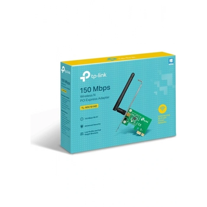 Tp-Link TL-WN781ND 150 Mbps PCI Express Kablosuz Adaptör