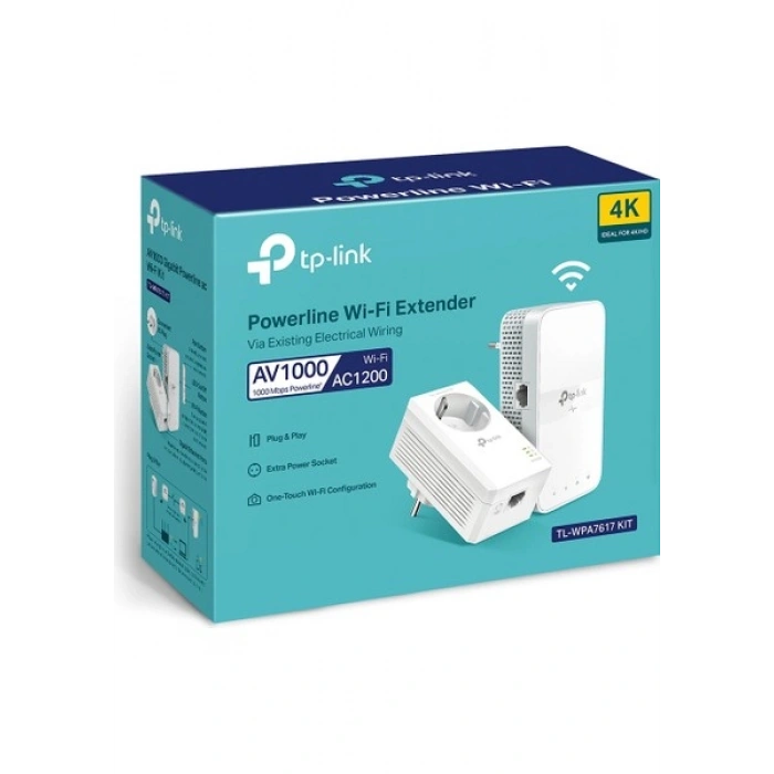 Tp-Link TL-WPA7617 KIT 1167 Mbps Gigabit Powerline Adaptör