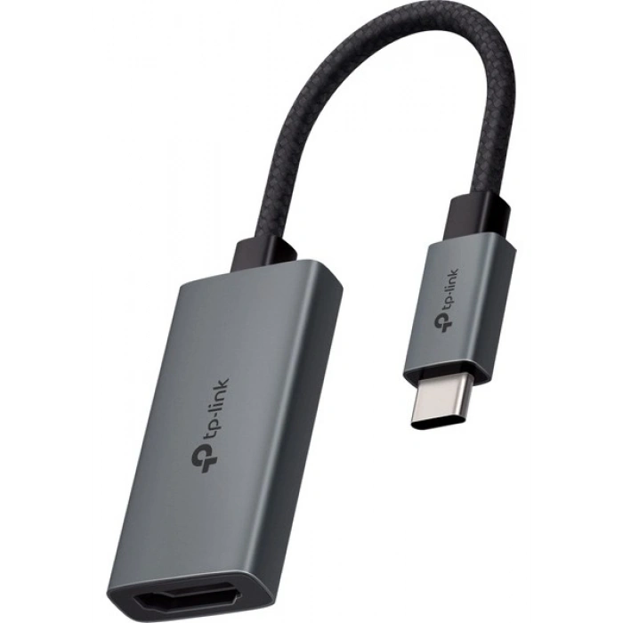 TP-Link UA520C | USB-C - HDMI Adaptör | 4K@60Hz Ultra HD | Tak & Çalıştır | Mac/Windows/iPadOS/Android uyumlu | Dayanıklı alüminyum gövde