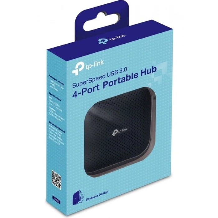 TP-Link UH400 | USB 3.0 4-Port Hub | 5 Gbps’ye kadar hız | USB 2.0’dan 10 Kat Daha Hızlı | Kompakt Tasarım | Sürücüsüz Tak & Çalıştır | Windows | MacOS | Linux Uyumlu