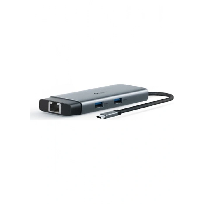 TP-Link UH6120C | USB-C 6-in-1 Hub | 4K@60Hz HDMI | 1 Gbps Ethernet | 100W Hızlı Şarj | USB-C & USB-A Data Portları | SD/microSD Uyumlu | Tak & Çalıştır | Windows | Mac | Linux & Mobile Uyumlu