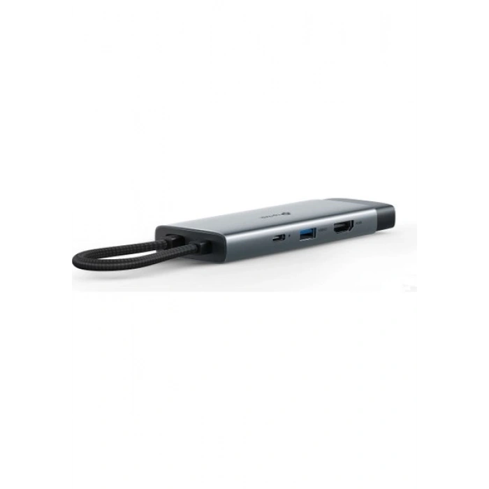 Tp-Link UH7021C | Usb-C 7’si 1 Arada Hub | 4K@60Hz Hdmı, 100W Pd, 3× USB 3.0, Sd & Microsd Uhs-I (200 Mb/s), Tak-Çalıştır, Alüminyum Tasarım