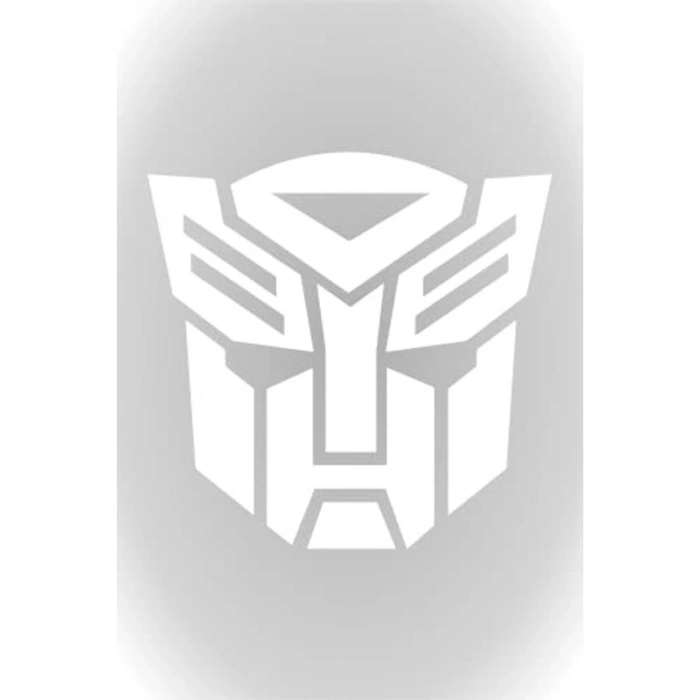 Transformers Temalı 10 x 11 cm Oto Sticker, Beyaz Renk