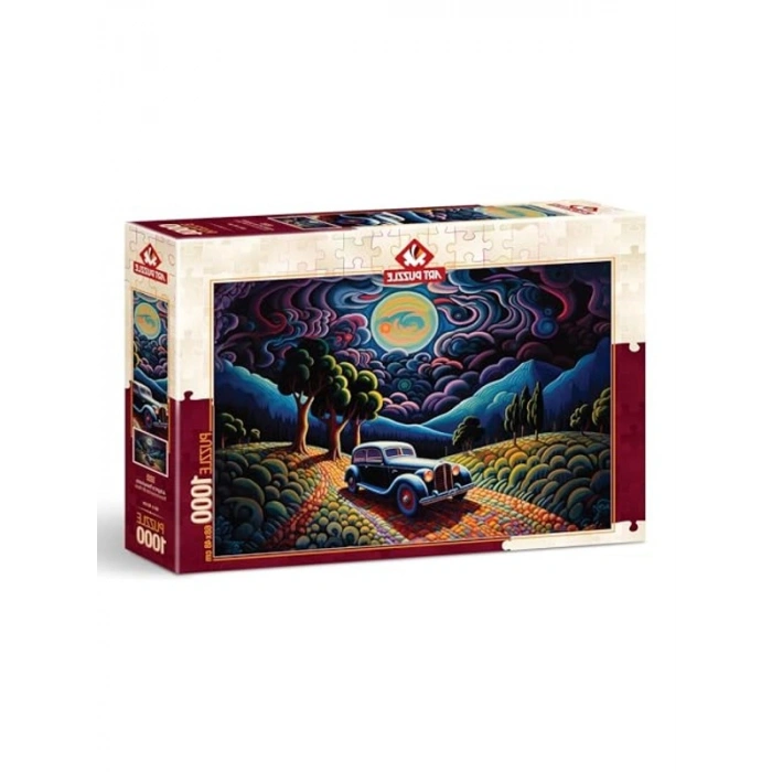 Transilvanyada Bir Gece Temalı 1000 Parça Puzzle, Eğlenceli Zihin Egzersizi
