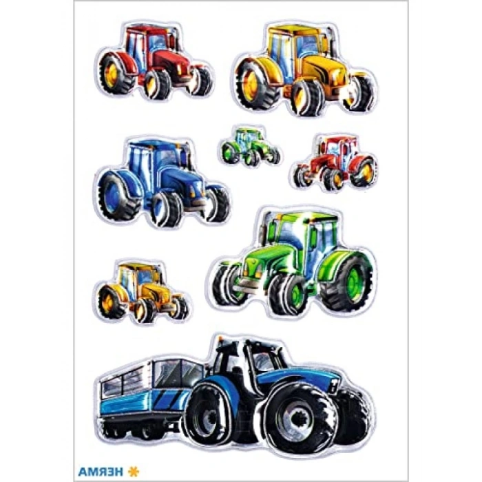 Tren Yarışı Temalı Çocuk Çıkartmaları - 8 Parça