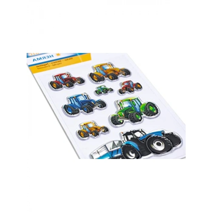 Tren Yarışı Temalı Çocuk Çıkartmaları - 8 Parça