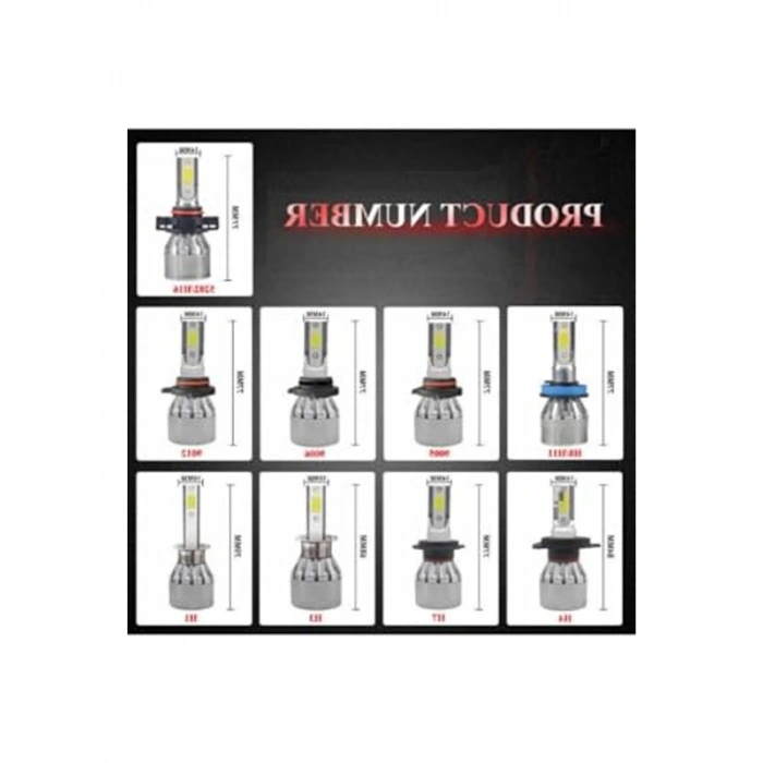 TRENDLIFEOTO H1 Led Xenon Mini Far Ampul Şimşek Etkili H1 Beyaz