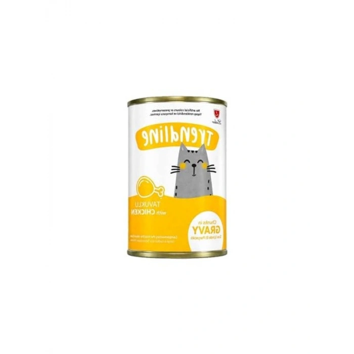 Trendline Sos İçerisinde Et Parçacıklı Tavuklu Yetişkin Kedi Konservesi 400 Gr 24lü Paket