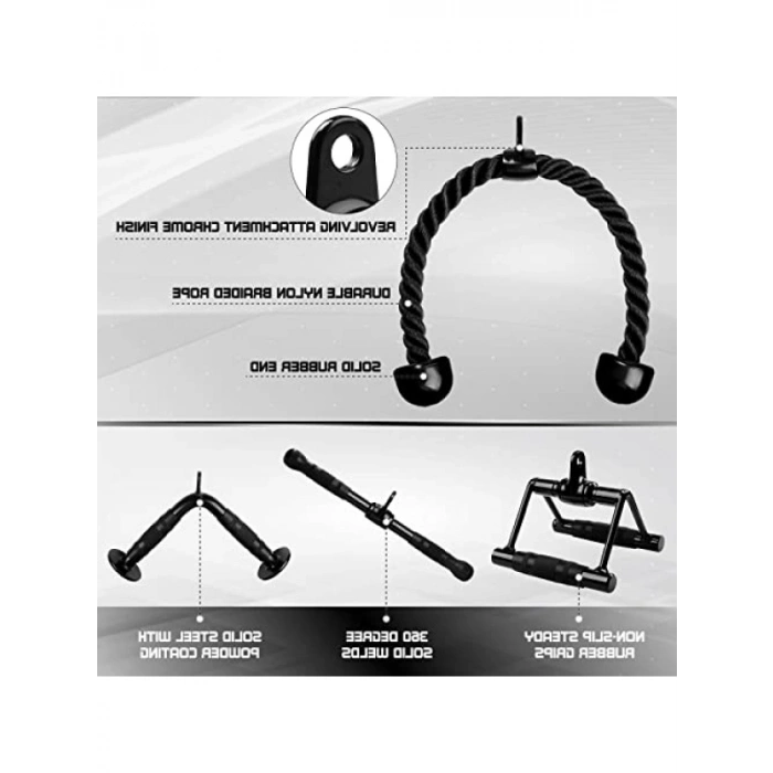 Tricep Bastırma Kablo Makinesi Bağlantı Seti