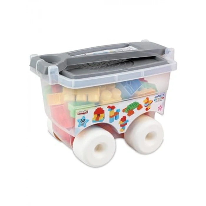 Trolley Modeli 56 Parça Blok Seti, Yaratıcılığı Geliştirir