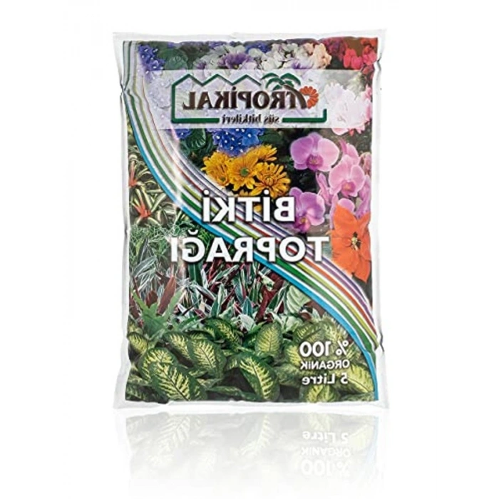 Tropikal Bitki Toprağı, 5 Litre Kapasite ile Yüksek Kalite