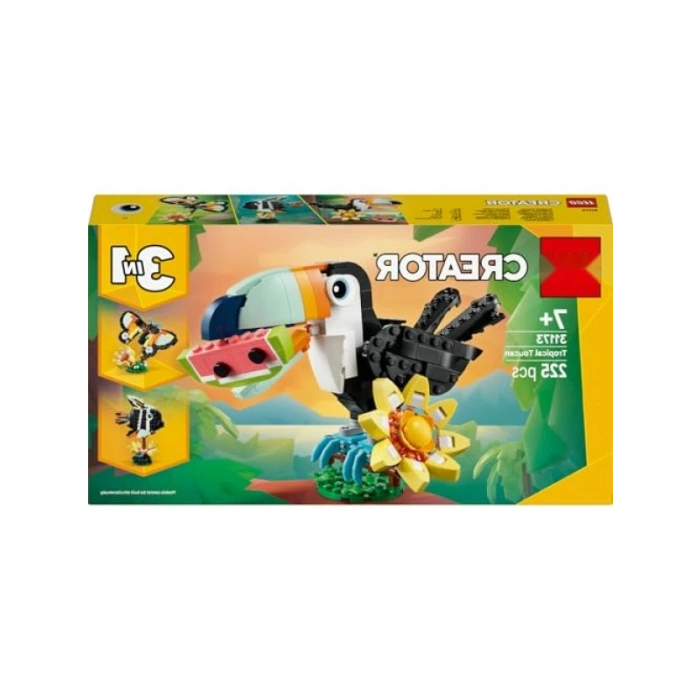 Tropikal Hayvanlar Yapım Seti - 3ü 1 Arada Yaratıcı Oyuncak