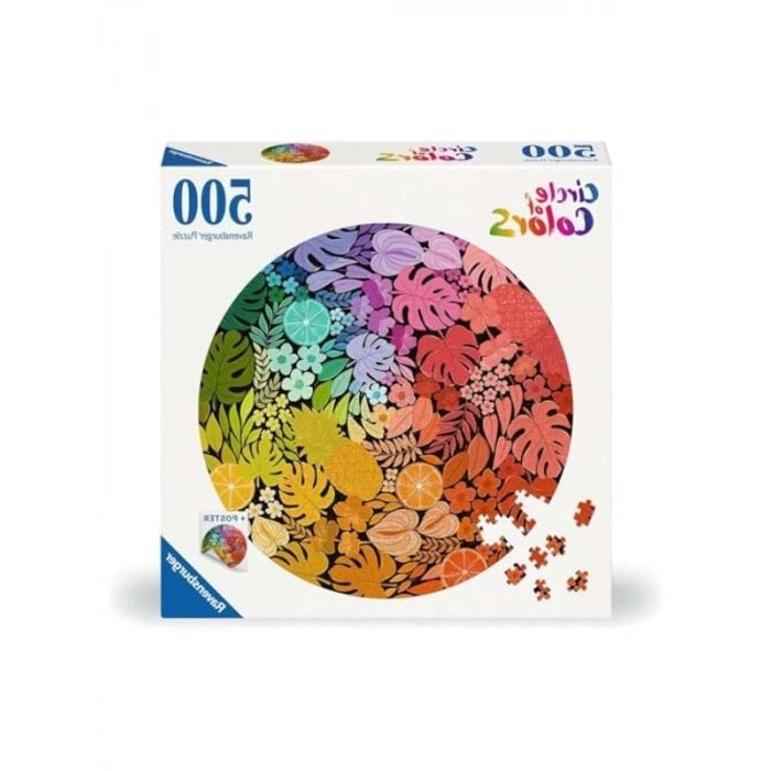 Tropikal Temalı 500 Parça Puzzle - Raven500p Serisi