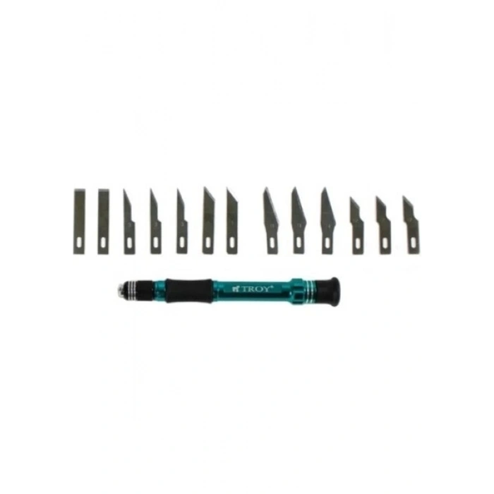 Troy 21604 Hobi Maket Bıçağı Seti, 14 Parça