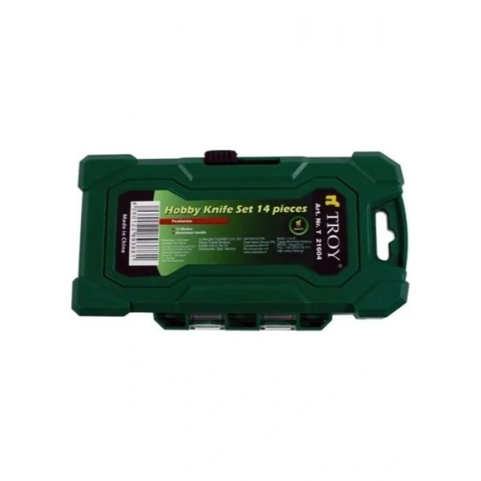 Troy 21604 Hobi Maket Bıçağı Seti, 14 Parça