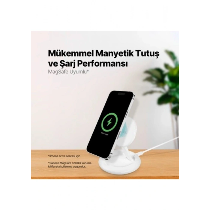 Ttec Aircharger Up M Magsafe Uyumlu Kablosuz Hızlı Şarj Standı