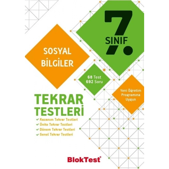 Tudem Yayınları 7 Sosyal Bilgiler Tekrar Testleri
