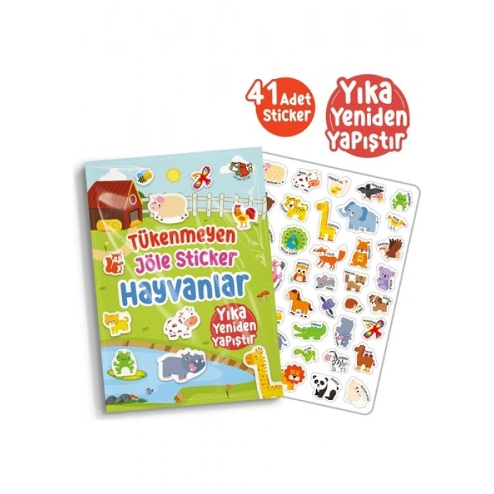 Tükenmeyen Jöle Sticker Hayvanlar
