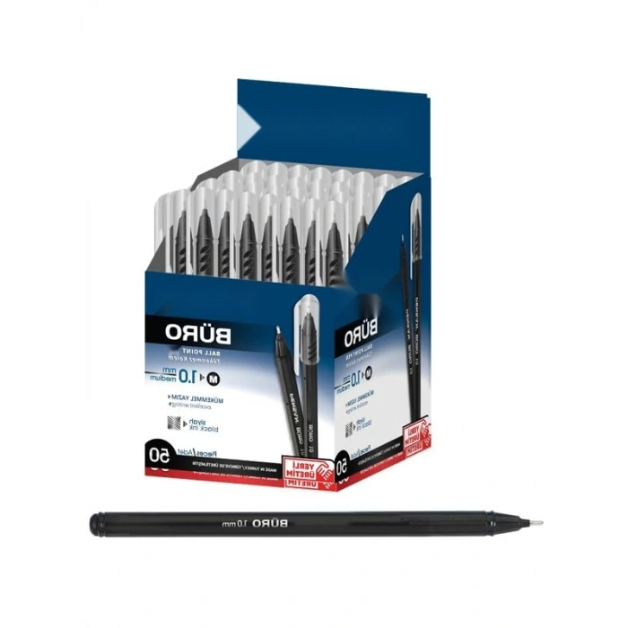 Tükenmez Kalem 1 mm - Siyah Renk