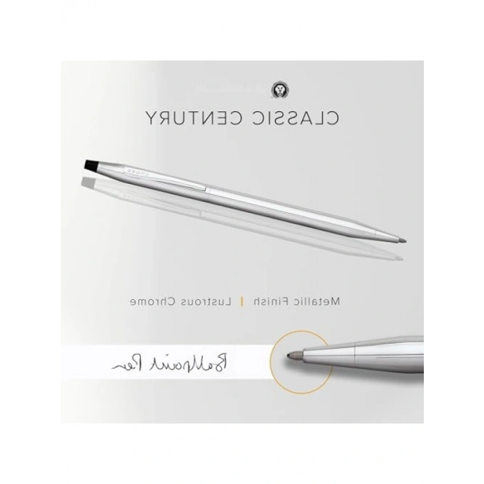 Tükenmez Kalem - Çevirmeli Mekanizma, Krom Kaplama