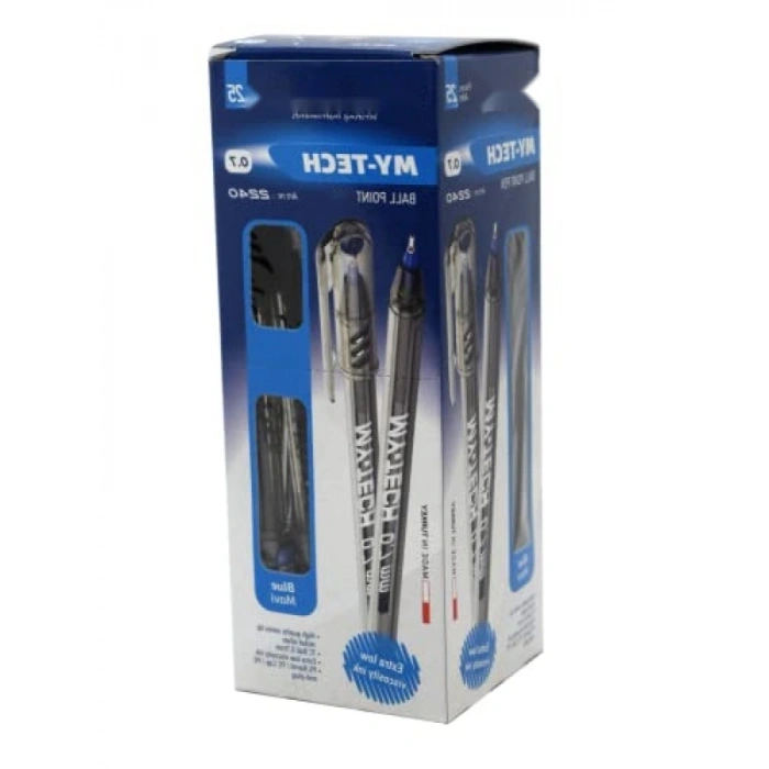 Tükenmez Kalem Seti - 0.7mm Mavi, 25li Paket