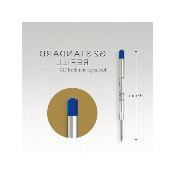 Tükenmez Kalem Yedeği, Orta Kalınlıkta Uç, Mavi