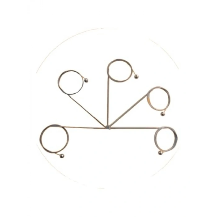 Tunus Örgü Şişi - Çelik Telli, 80 cm, 5 Numara Set