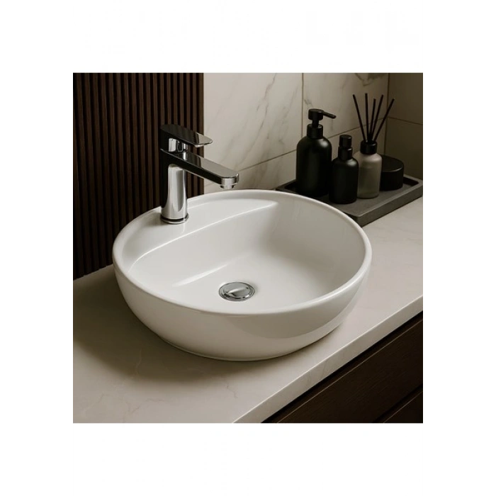 Turavit Toledomix Çanak Lavabo Batarya Delikli 40 cm TLD0712