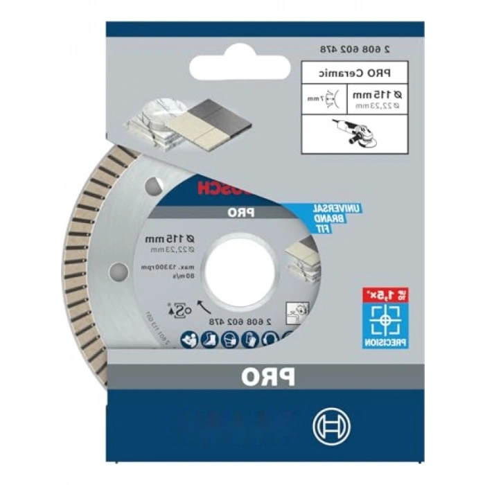 Turbo Segman Elmas Kesme Diski - 115 mm