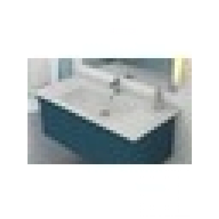 Turkuaz 100 x 47 cm Blue Etajerli Lavabo 042500-U