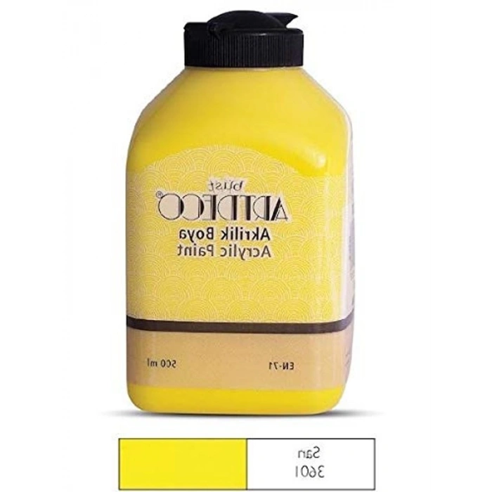 Turkuaz Akrilik Boya, 500 ml, Sanat Projeleri İçin