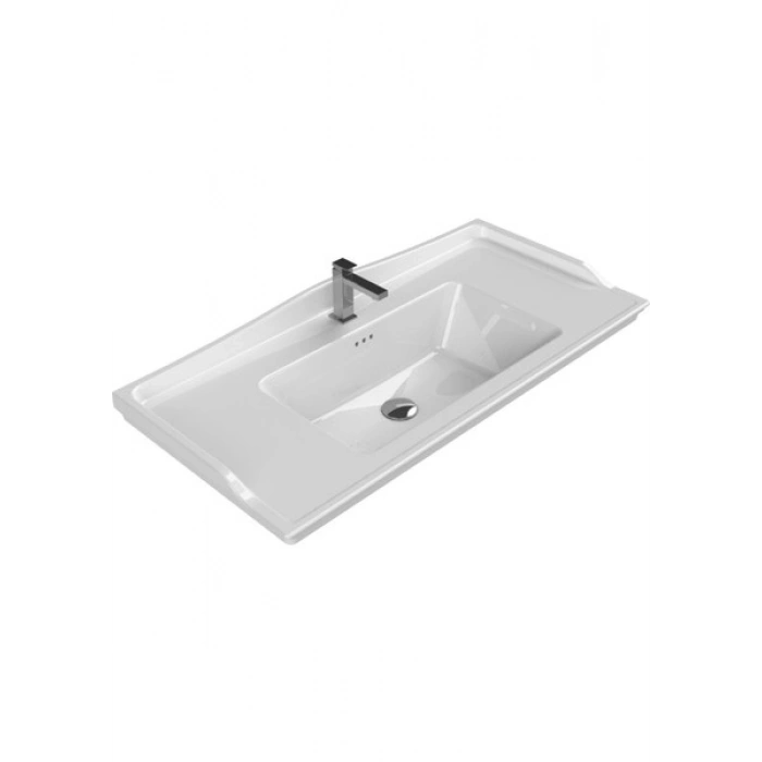Turkuaz Cerastyle Turkuaz Kapadokya Etajerli Lavabo 100*48 cm