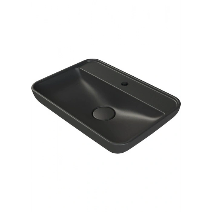 Turkuaz Mat Siyah Lal 60 cm Lavabo