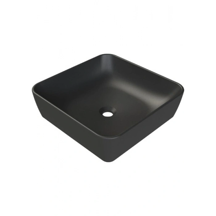 Turkuaz Mat Siyah One 46X46 cm Lavabo 076007-97